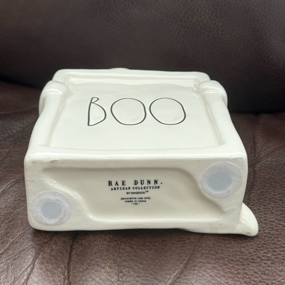Rae Dunn BOO Ghost Ceramic Halloween Figurine - Picture 8 of 8